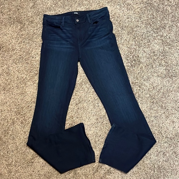 PAIGE Jeans Dark Wash Paige Bootcut Jeans Poshmark